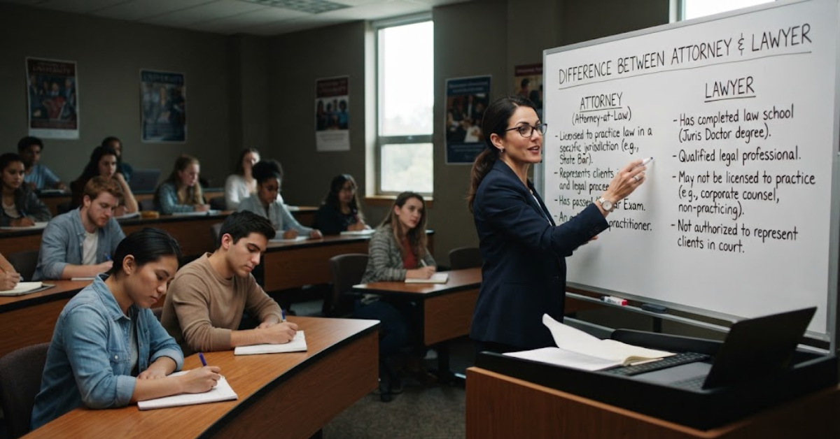 Difference Between Attorney and Lawyer: A Simple Guide