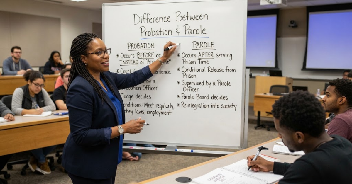 Difference Between Probation and Parole: Key Differences