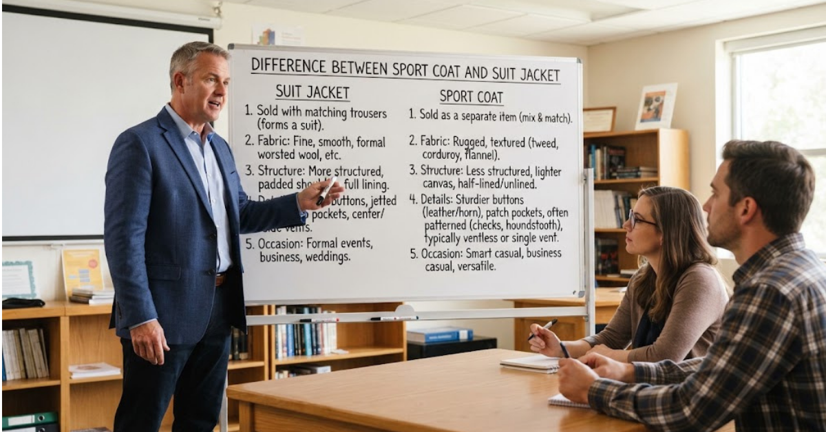 Sport Coat vs Suit Jacket: What’s the Difference?