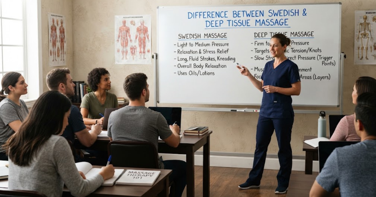Swedish vs Deep Tissue Massage: What’s the Difference?