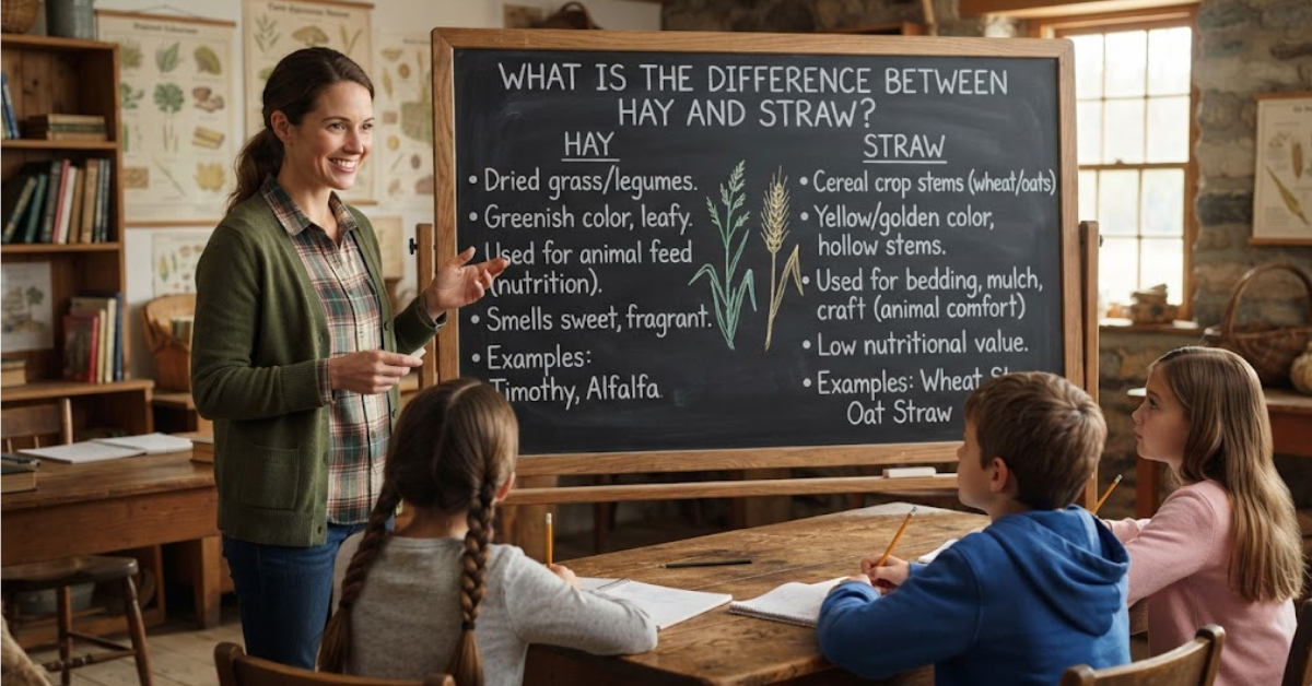 What Is the Difference Between Hay and Straw?