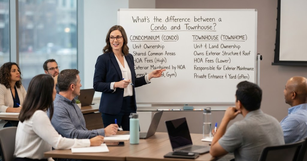 Condo vs Townhouse: What’s the Difference?