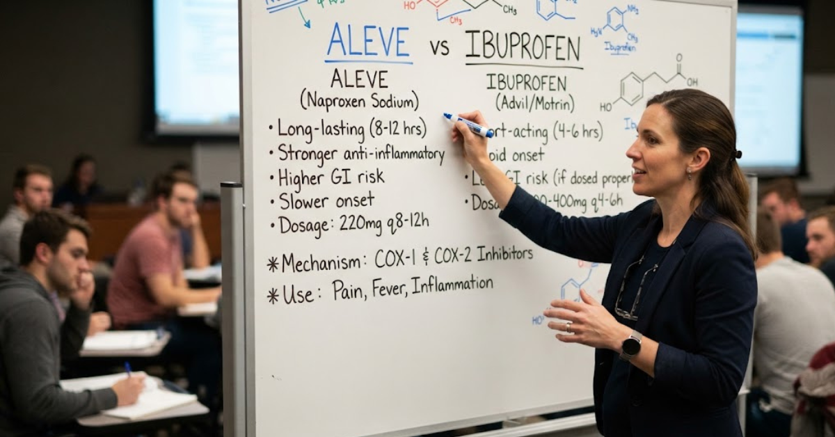 Aleve vs Ibuprofen: What’s the Difference?