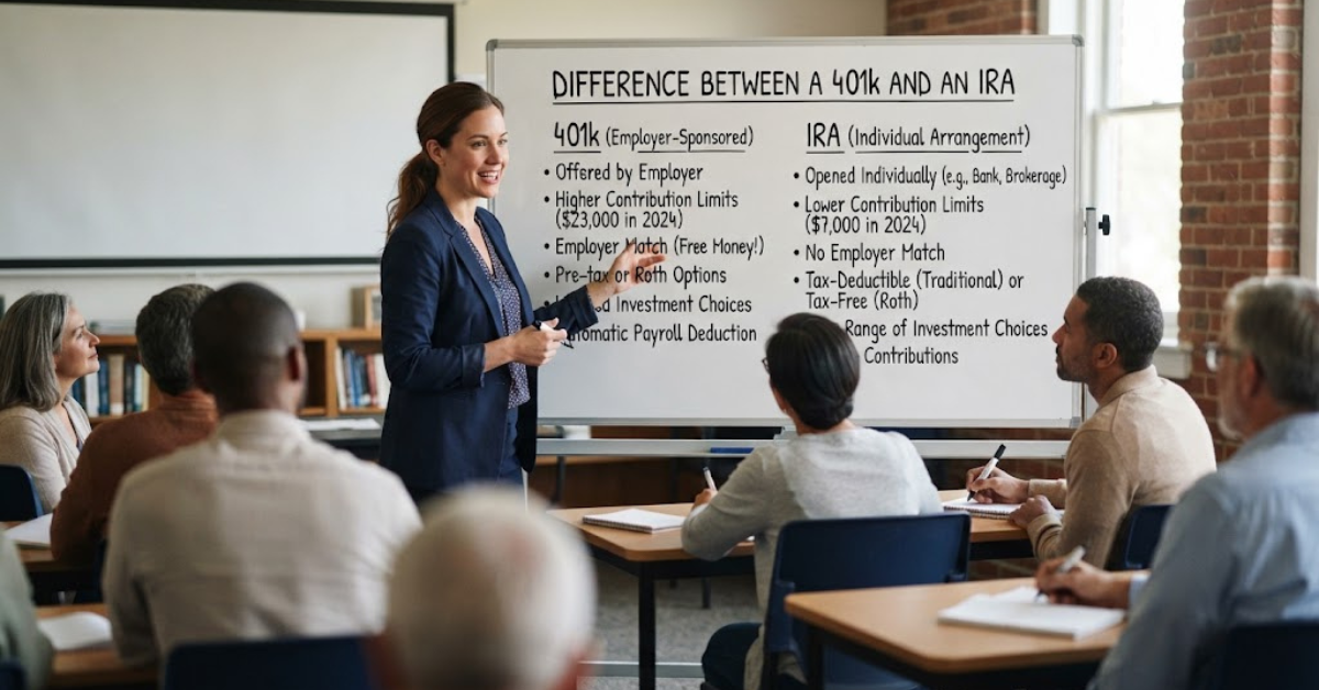 401(k) vs IRA: Key Differences Explained