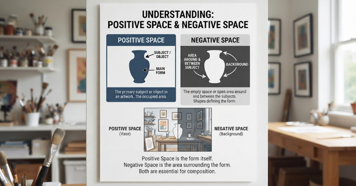 Difference Between Positive Space and Negative Space