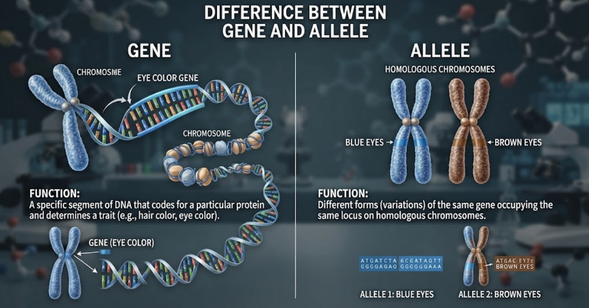 Difference Between Gene and Allele: A Simple Guide