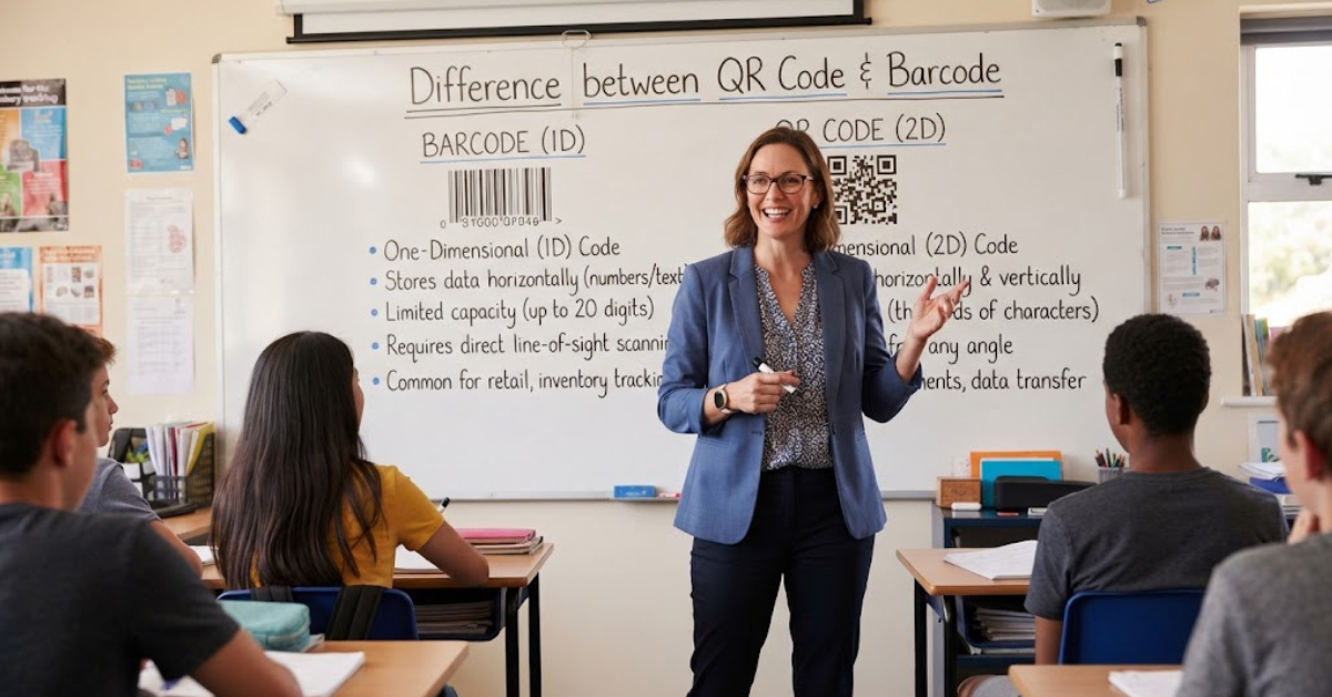 Difference Between QR Code and Barcode