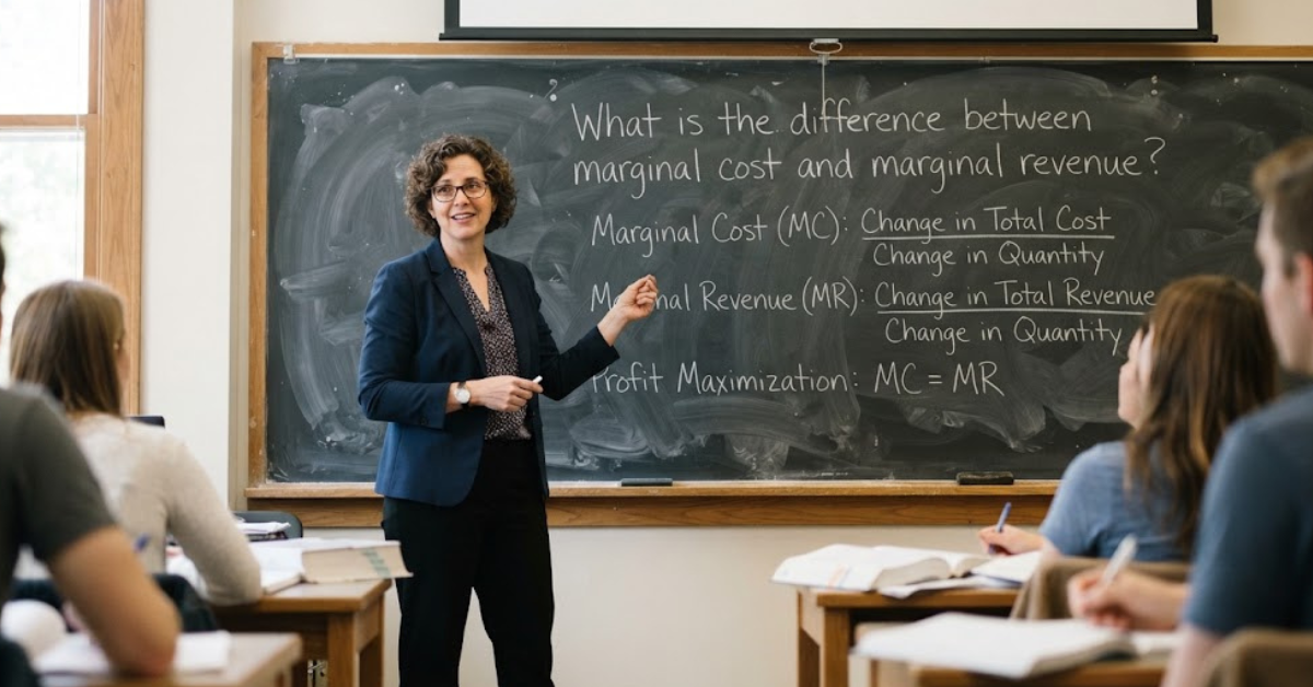 What Is the Difference Between Marginal Cost and Marginal Revenue?