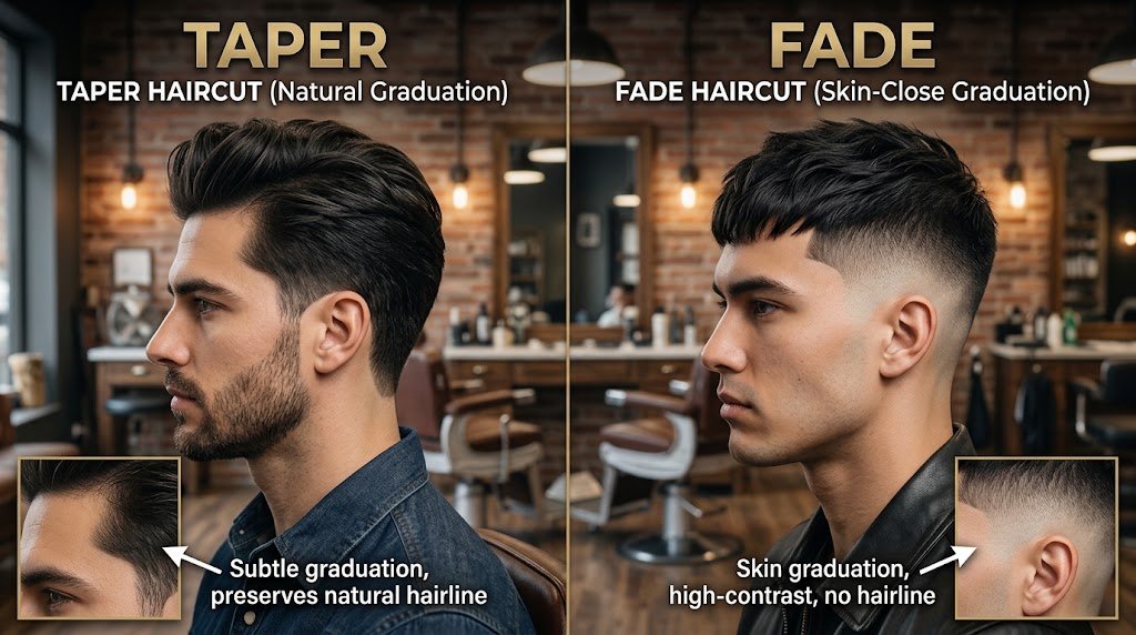 Difference Between Taper and Fade: A Complete Guide
