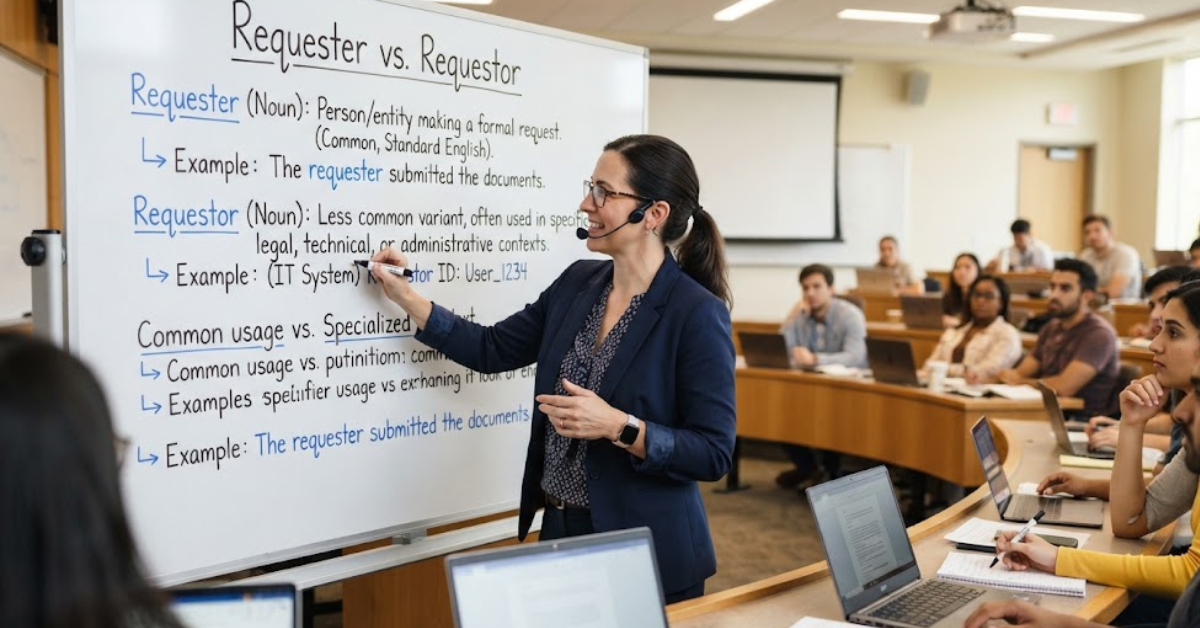 Requester vs Requestor: Which Spelling Is Correct?